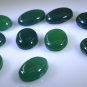 Green onyx loose Stone 1 Pieces 12 x 16 mm Oval Green cabochon Gemstone