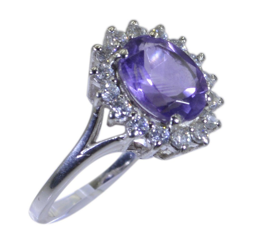 Riyo Purple 925 sterling silver Amethyst Ring personable online fashion jewelry