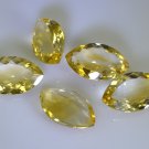 Citrine loose Stone 1 Pieces 14 x 25 mm Marquise Yellow faceted Gemstone