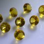 Citrin cz loose Stone 1 Pieces 7 x 7 mm Round Yellow faceted Gemstone