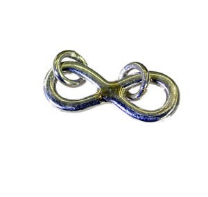 Riyo Plain Bargain Silver Jewellery Ribbon Pendant L 1in Sppla-120045