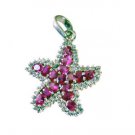 Riyo  Gemstone Silver Jewelry Earrings Bead Pendant L 1in Spmul-52041