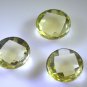 lemon Quartz loose Stone 1 Pieces 18 x 18 mm Round Yellow faceted Gemstone