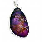 Riyo Turquoise Silver Handmade Jewelry Pendant Set L 2in Sptur-82005