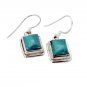 Riyo Turquoise Silver Costume Jewellery Indian L 1in Setur-82010