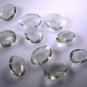 Green amethyst loose Stone 1 Pieces 9 x 11 mm Oval Green faceted Gemstone