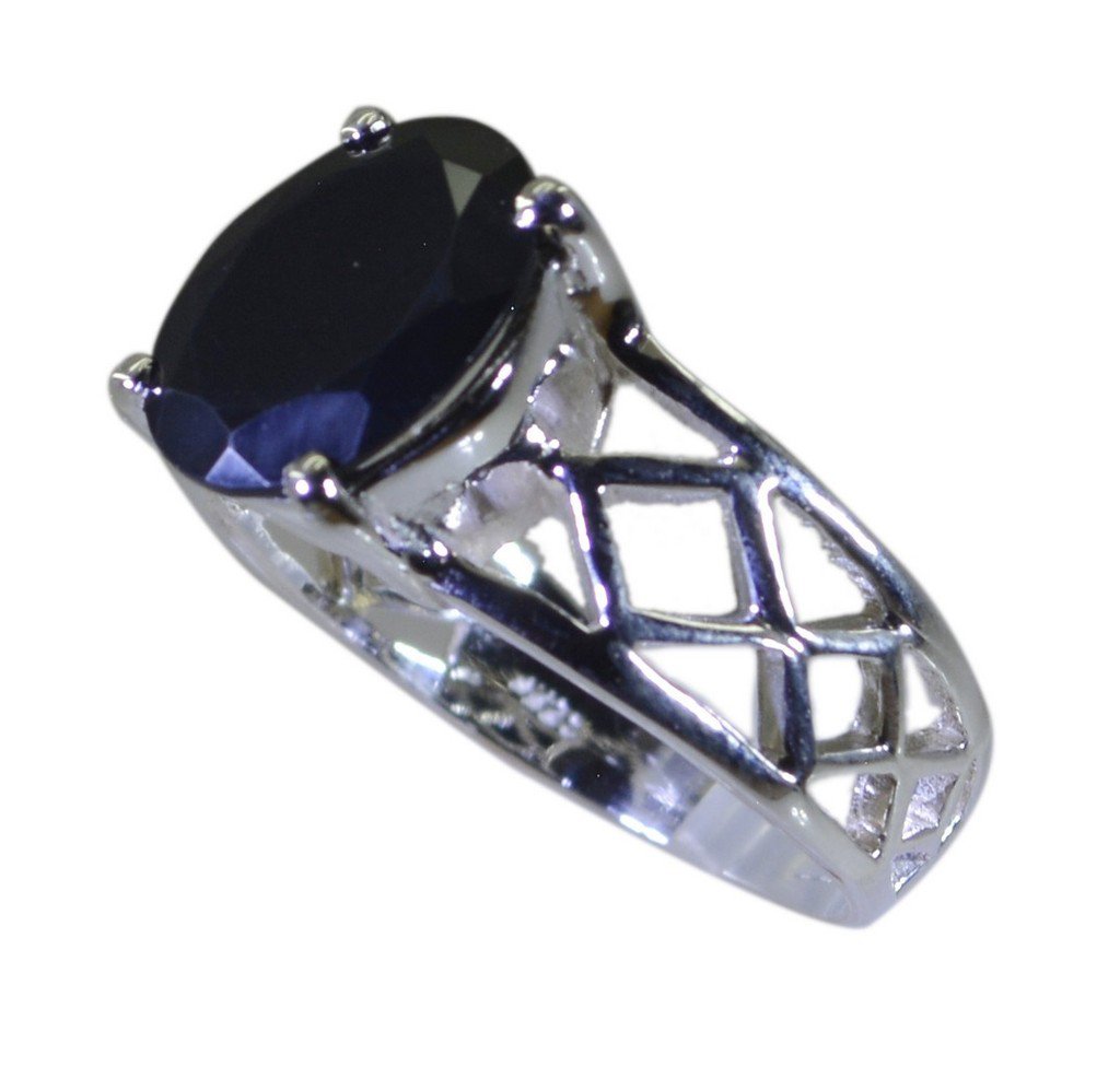 Riyo Black 925 sterling silver Black Oynx Ring well-favoured wholesale gemstone