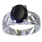Riyo Black 925 sterling silver Black Oynx Ring well-favoured wholesale gemstone