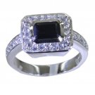 Riyo Black 925 sterling silver Black Oynx Ring ravishing wholesale gemstone jewe