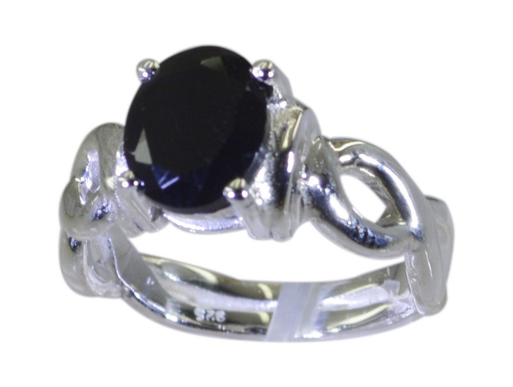 Riyo Black 925 sterling silver Black Oynx Ring graceful unique handmade jewelry