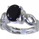 Riyo Black 925 sterling silver Black Oynx Ring graceful unique handmade jewelry