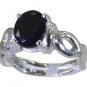 Riyo Black 925 sterling silver Black Oynx Ring graceful unique handmade jewelry