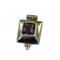 Riyo Amethyst Silver Jewelry Shop Red Carpet Style Pendant L 0.5in Spame-2116