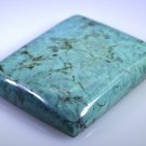 Turquoise loose Stone 1 Pieces 33 x 40 mm Emerald cut multi cabochon Gemstone
