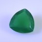 Green onyx loose Stone 1 Pieces 12 x 12 mm Trillion Green faceted Gemstone