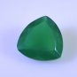 Green onyx loose Stone 1 Pieces 12 x 12 mm Trillion Green faceted Gemstone
