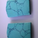 Turquoise  manmade loose Stone 1 Pieces 16 x 25 mm Fancy multi cabochon Gemstone