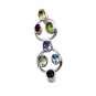Riyo Gemstone Silver Jewellery Tags Scroll Pendant L 2in Spmul-52010