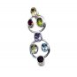 Riyo Gemstone Silver Jewellery Tags Scroll Pendant L 2in Spmul-52010