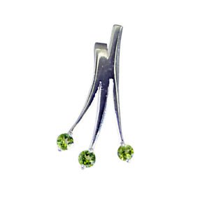 Riyo Peridot Silver Religious Jewelry Celtic Pendant L 2in Spper-58015