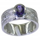 Riyo Purple 925 sterling silver Amethyst Ring pleasant online handmade jewelry S