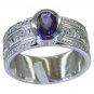 Riyo Purple 925 sterling silver Amethyst Ring pleasant online handmade jewelry S