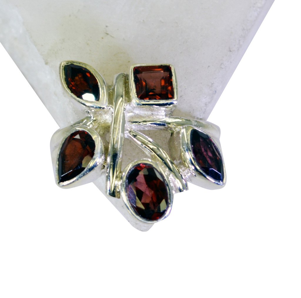 Riyo Garnet Cast Silver Jewelry Wedding Bands Sz 6 Srgar6-26130