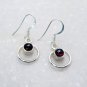 Riyo Garnet Silver Jewelry Shops Antique Earrings L 1in Segar-26039