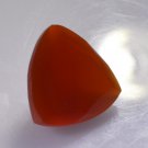 Red onyx loose Stone 1 Pieces 14 x 14 mm Trillion Red faceted Gemstone