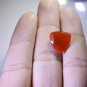 Red onyx loose Stone 1 Pieces 14 x 14 mm Trillion Red faceted Gemstone