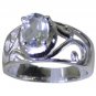 Riyo Green 925 sterling silver Green Amethyst Ring superb fashion jewelry store