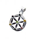 Riyo  Gemstone Silver Jewelry 925 Stud Pendant L 1in Spmul-52022