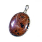 Riyo Jasper Silver Antique Jewellery Flower Pendant L 1in Spjas-40001