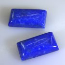 Lapis Lazuli loose Stone 1 Pieces 10 x 20 mm Emerald cut Blue cabochon Gemstone