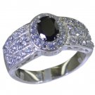 Riyo Black 925 sterling silver Black Oynx Ring flamboyant top jewelry store SRBO