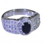 Riyo Black 925 sterling silver Black Oynx Ring flamboyant top jewelry store SRBO