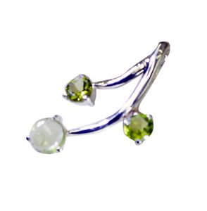 Riyo Peridot Silver Western Jewelry Button Pendants L 1.5in Spper-58028