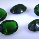 synthetic cubic zirconia Emerald cz loose Stone 1 Pieces 12 x 16 mm Oval Green f