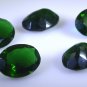 synthetic cubic zirconia Emerald cz loose Stone 1 Pieces 12 x 16 mm Oval Green f