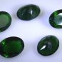 synthetic cubic zirconia Emerald cz loose Stone 1 Pieces 12 x 16 mm Oval Green f