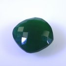 Green onyx loose Stone 1 Pieces 13 x 13 mm Princess Green faceted Gemstone