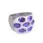 Riyo Amethyst Silver Jewelry Women Engagement Ring Silver Sz 6 Srame6-2013