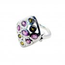Riyo Tourmaline Fashion Silver Jewellery Cheap Silver Ring Sz 7 Srtou7-84136