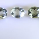 Green amethyst loose Stone 1 Pieces 7 x 9 mm Oval Green faceted Gemstone