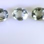 Green amethyst loose Stone 1 Pieces 7 x 9 mm Oval Green faceted Gemstone