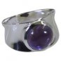 Riyo Purple 925 sterling silver Amethyst Ring perfect natural handmade jewelry S