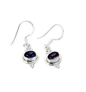 Riyo Amethyst Expensive Silver Jewelry Victorian Earrings L 1in Seame-2040