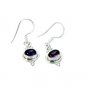 Riyo Amethyst Expensive Silver Jewelry Victorian Earrings L 1in Seame-2040