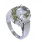 Riyo Green Amethyst Silver Jewelry Casting Regards Ring Sz 6 Srgam6-28015