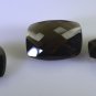 Smoky Quartz loose Stone 1 Pieces 13x18,15x19 mm Emerald cut Brown faceted Gems